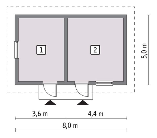 Budynek gospodarczy GC25