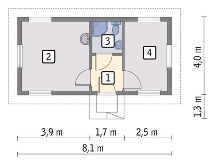 Budynek gospodarczy GC60S
