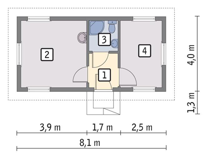 Budynek gospodarczy GC60S