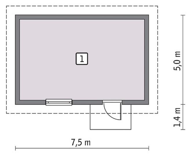 Budynek gospodarczy GC84a