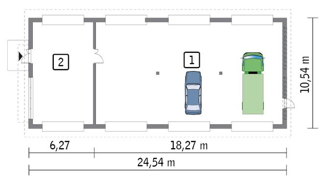 Budynek garażowo-magazynowy GM11a