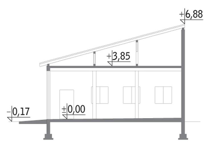 Budynek garażowo-magazynowy GMC01a