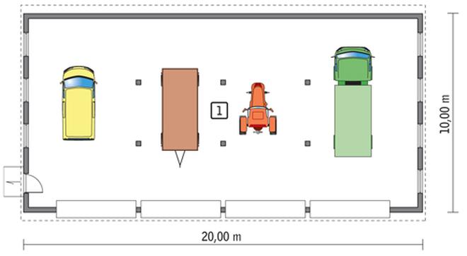 Budynek garażowo-magazynowy GMC01a