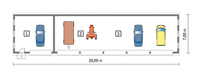 Budynek garażowo-magazynowy GMC03a