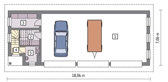 Budynek garażowo-magazynowy z częścią mieszkalną GMC06
