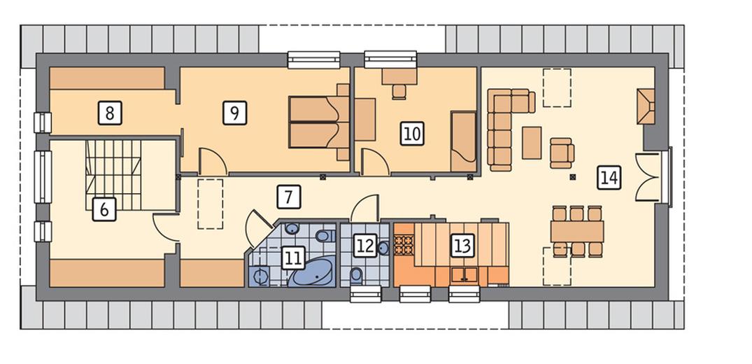 Budynek garażowo-magazynowy z częścią mieszkalną GMC06