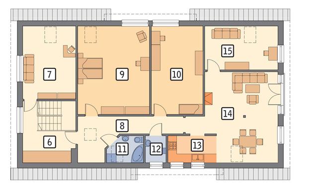 Budynek garażowo-magazynowy z częścią mieszkalną GMC06a