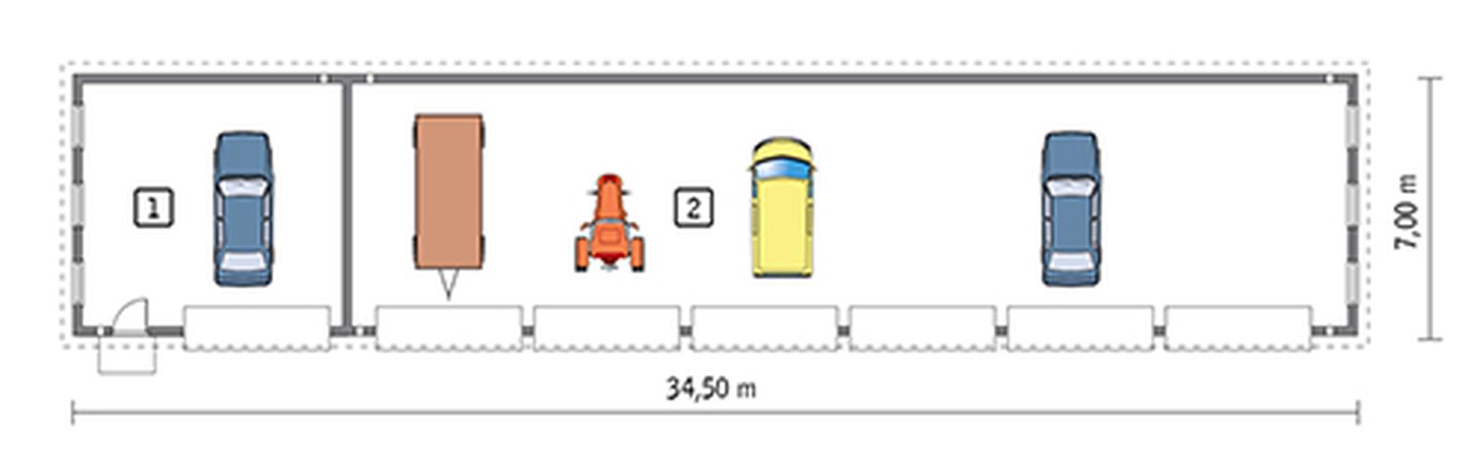 Budynek garażowo-magazynowy GMC07b