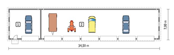Budynek garażowo-magazynowy GMC07b