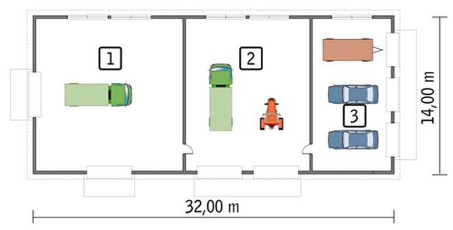 Budynek garażowo-magazynowy GMC10