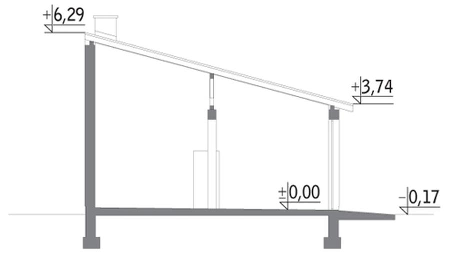 Budynek garażowo-magazynowy z pom. pomocniczymi GMC21a