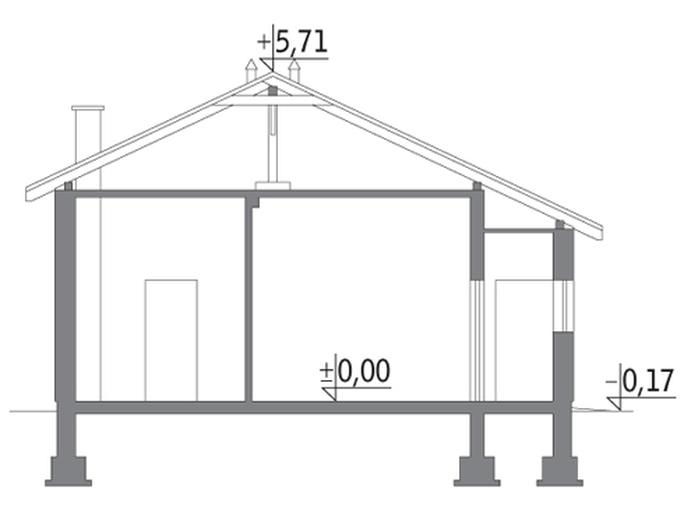 Budynek garażowo-magazynowy z częścią pomocniczą GMC28