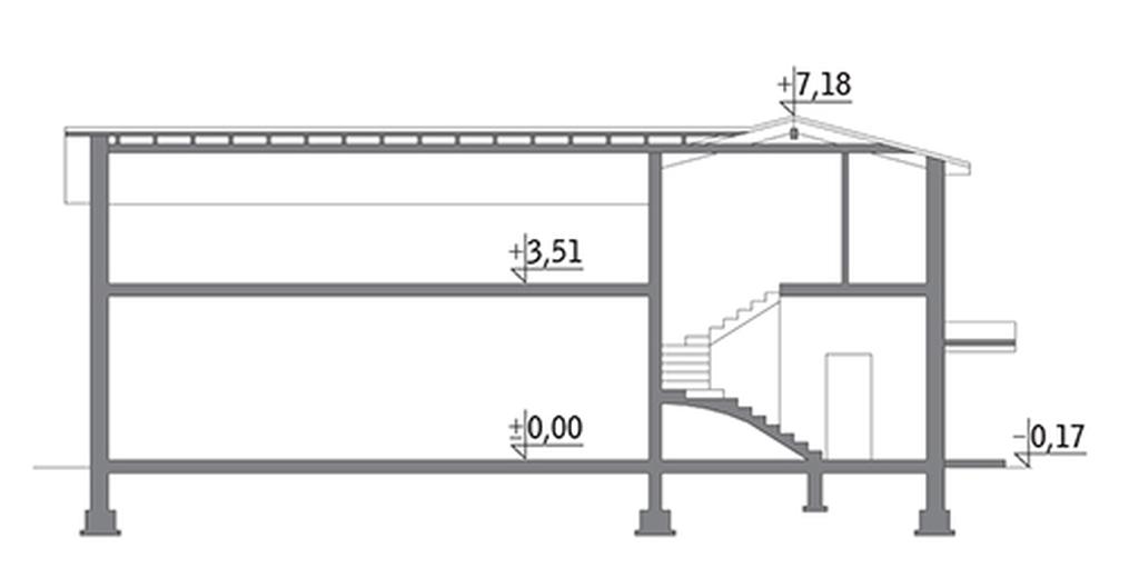 Budynek garażowo-magazynowy z pom. pomocniczymi i mieszkaniem GMC31
