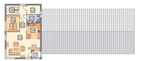 Budynek garażowo-magazynowy z cześcią mieszkalną GMC44