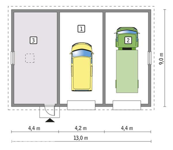 Budynek garażowo-magazynowy GMC46