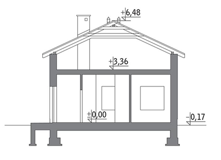 Budynek garażowo-magazynowy z częścią mieszkalną i pom. pomocniczymi GMC50a