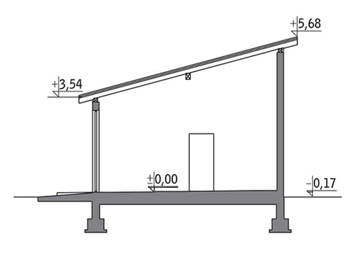 Budynek garażowo-magazynowy z pom. pomocniczymi GMC51a