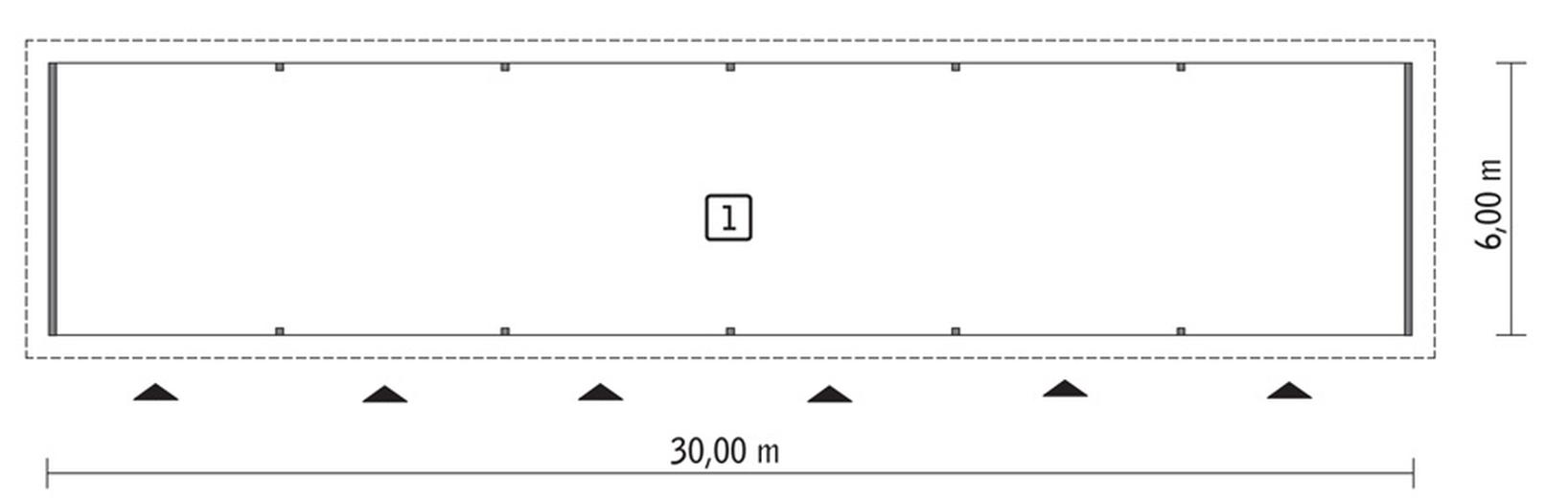 Wiata garażowo-magazynowa GMC55S