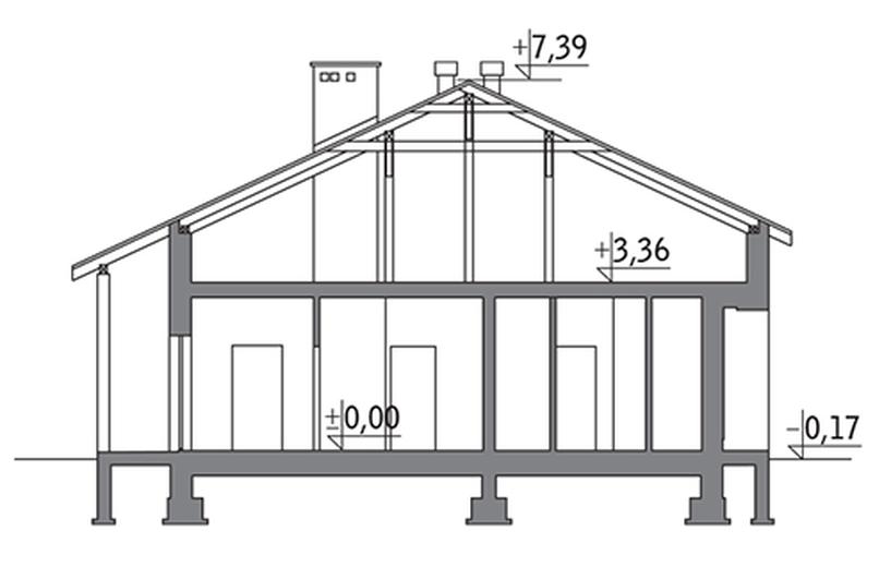 Budynek garażowo-magazynowy z częścią socjalno-biurową i mieszkaniem GMC58