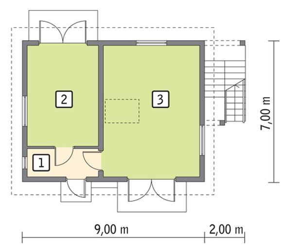 Budynek inwentarsko-gospodarczy IGC04