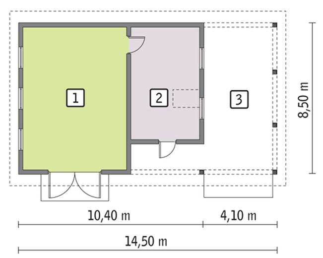 Budynek inwentarsko-gospodarczy IGC08