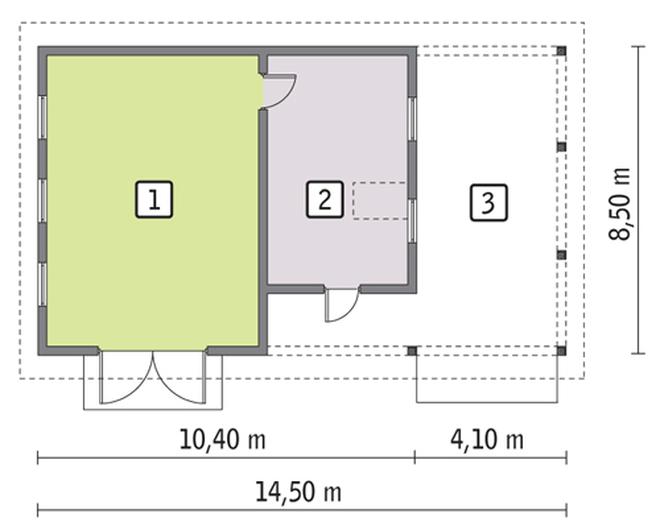 Budynek inwentarsko-gospodarczy IGC08