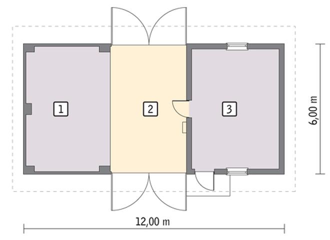 Stodoła z pomieszczeniem gospodarczym IGC15