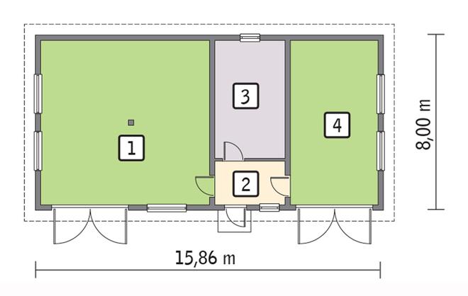 Budynek inwentarsko-gospodarczy IGC17