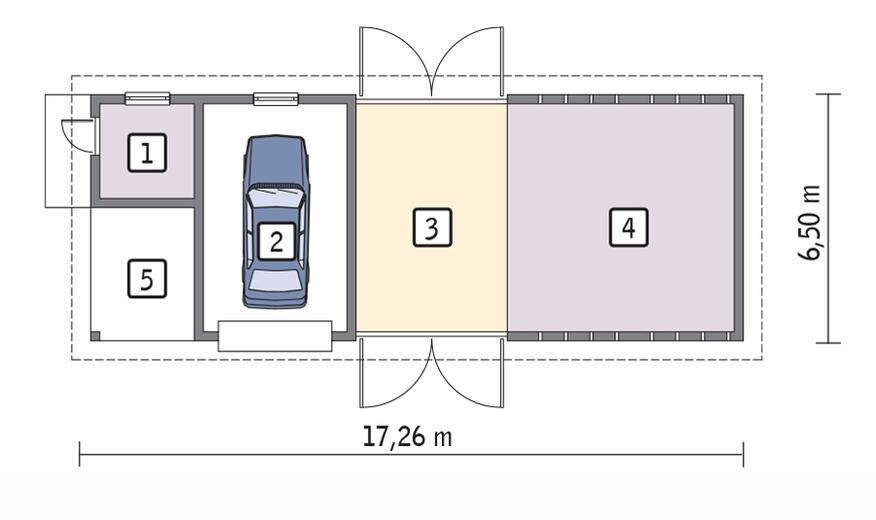 Stodoła z garażem IGC19
