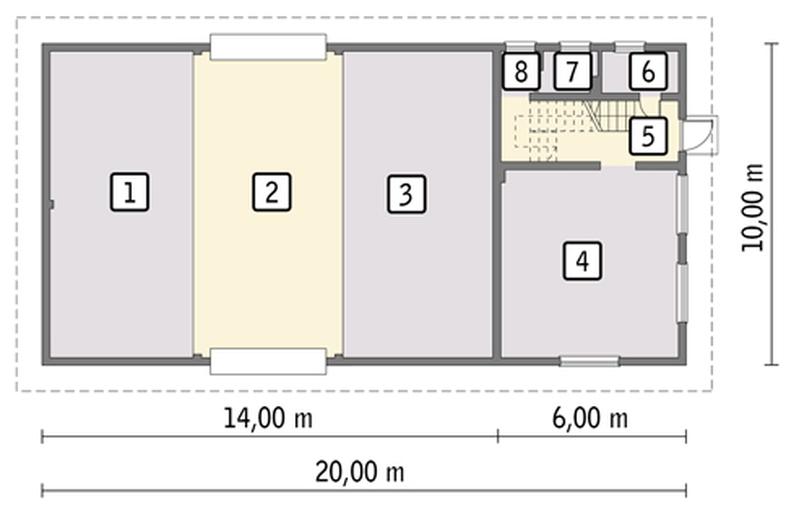 Stodoła z pomieszczeniem gospodarczym IGC20