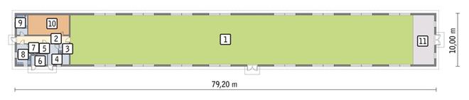 Kurnik dla 10131 sztuk brojlerów kurzych KC04