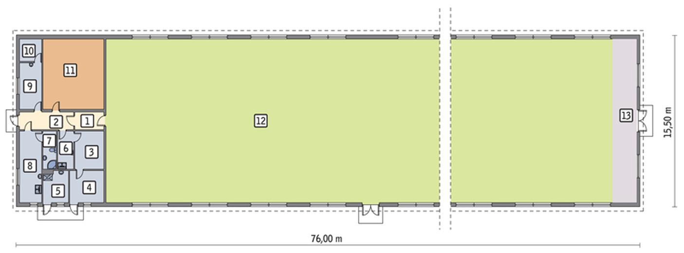 Kurnik dla 15559 sztuk brojlerów kurzych KC06