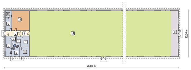 Kurnik dla 15559 sztuk brojlerów kurzych KC06