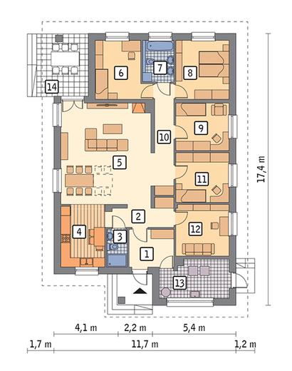 Słoneczna polana - wariant III