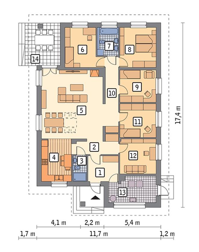Słoneczna polana - wariant III