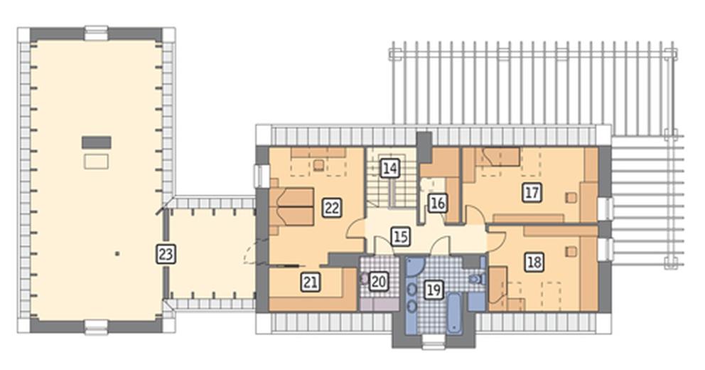 Dom nad jeziorem - wariant I