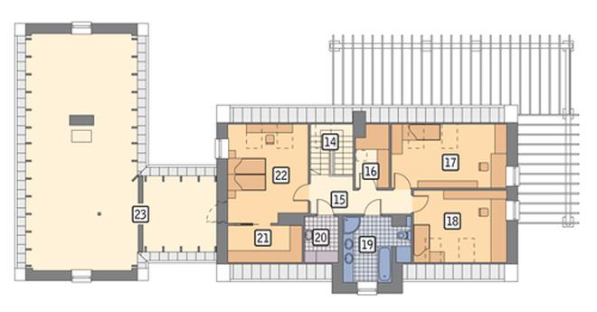 Dom nad jeziorem - wariant I