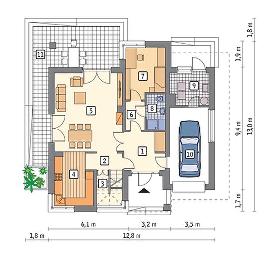 Optymalny - wariant I