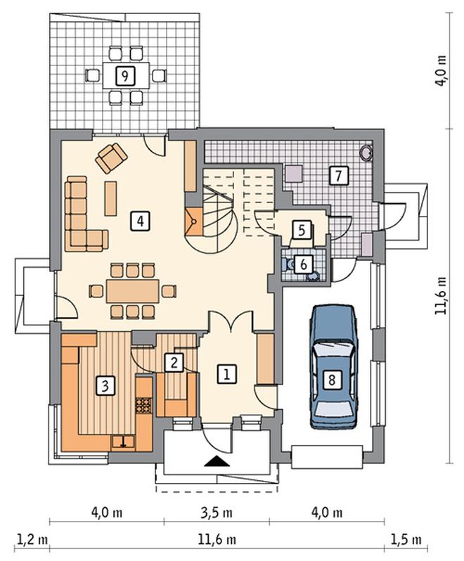 Pełen wdzięku - wariant I