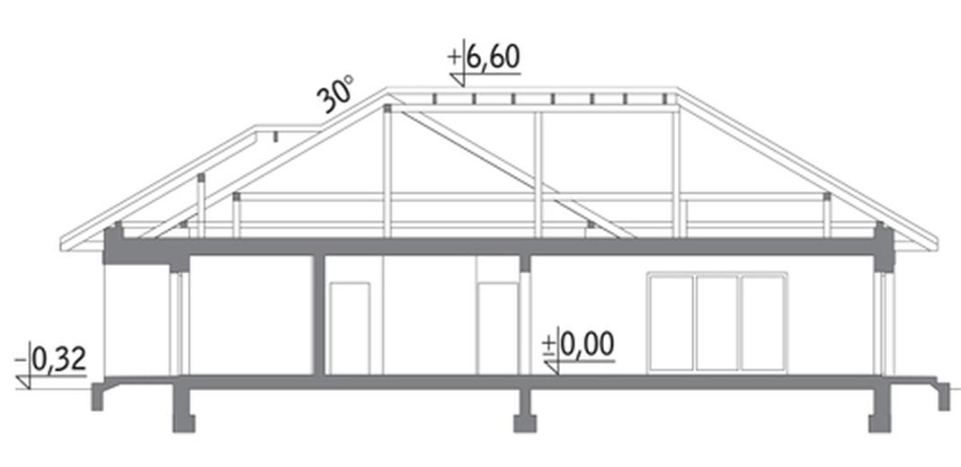 projekt domu M146a Błękitna rapsodia - wariant I - Murator projekty