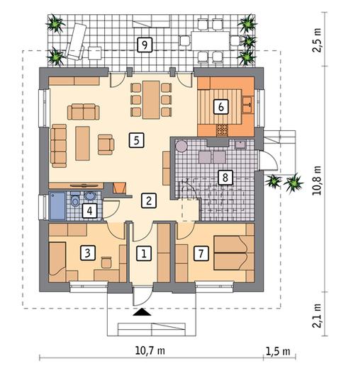 Cichy zagajnik - wariant I
