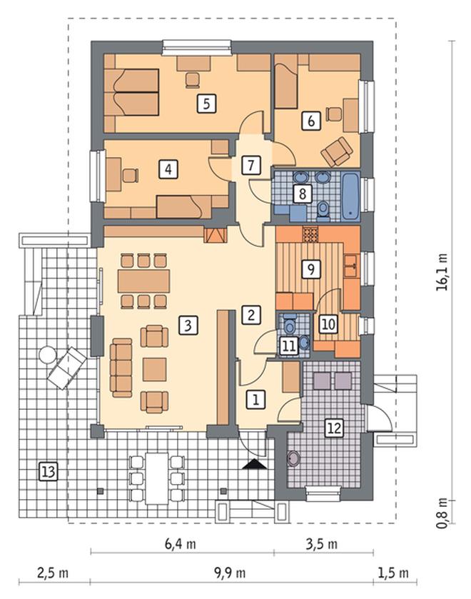 Na południe - wariant I