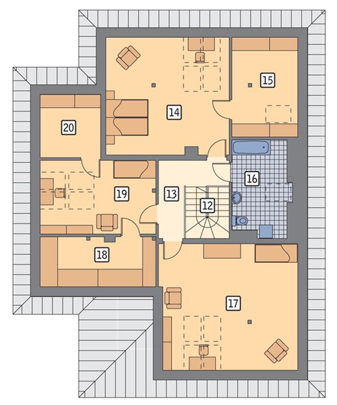 Alpejska łąka - wariant I