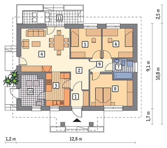 Południe na łące - wariant I