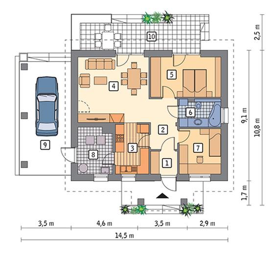 Południe na łące - wariant II