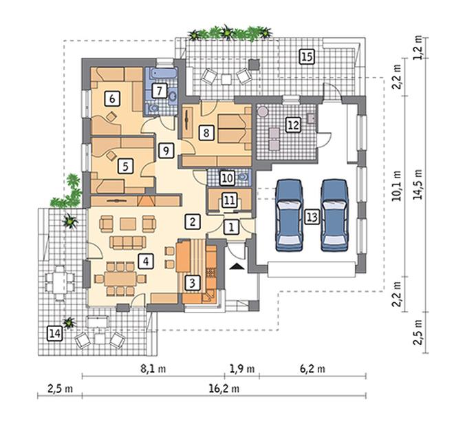 Bajeczny widok - wariant I