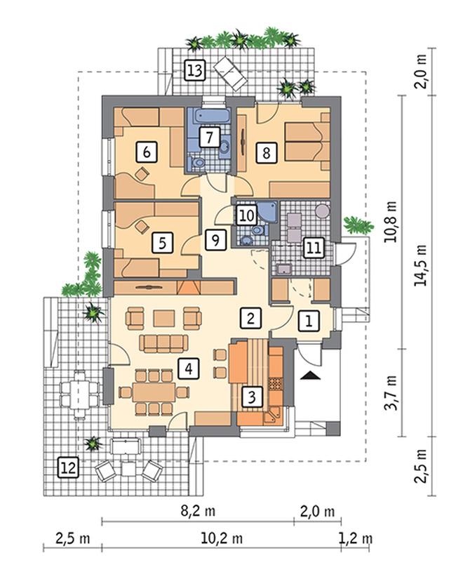 Bajeczny widok - wariant II