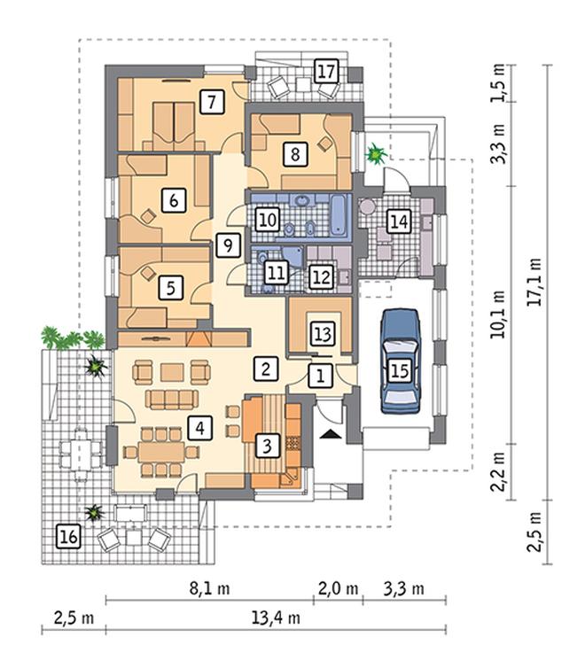 Bajeczny widok - wariant III