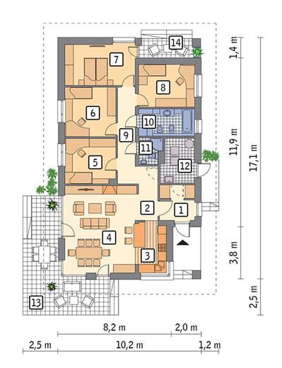 Bajeczny widok - wariant V