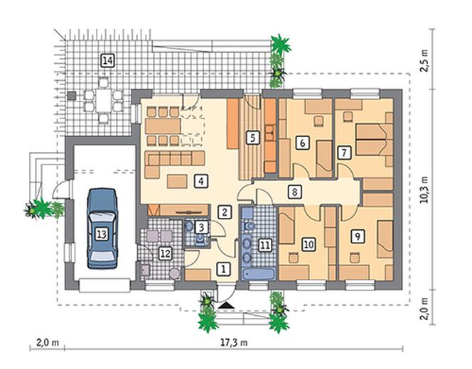 Przystępny - wariant I